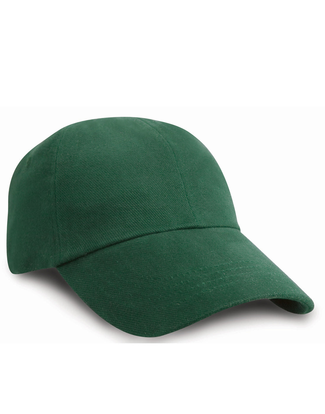 Result Low Profile Brushed Cotton Cap rc24 - Forest Green O S - Customisable Caps