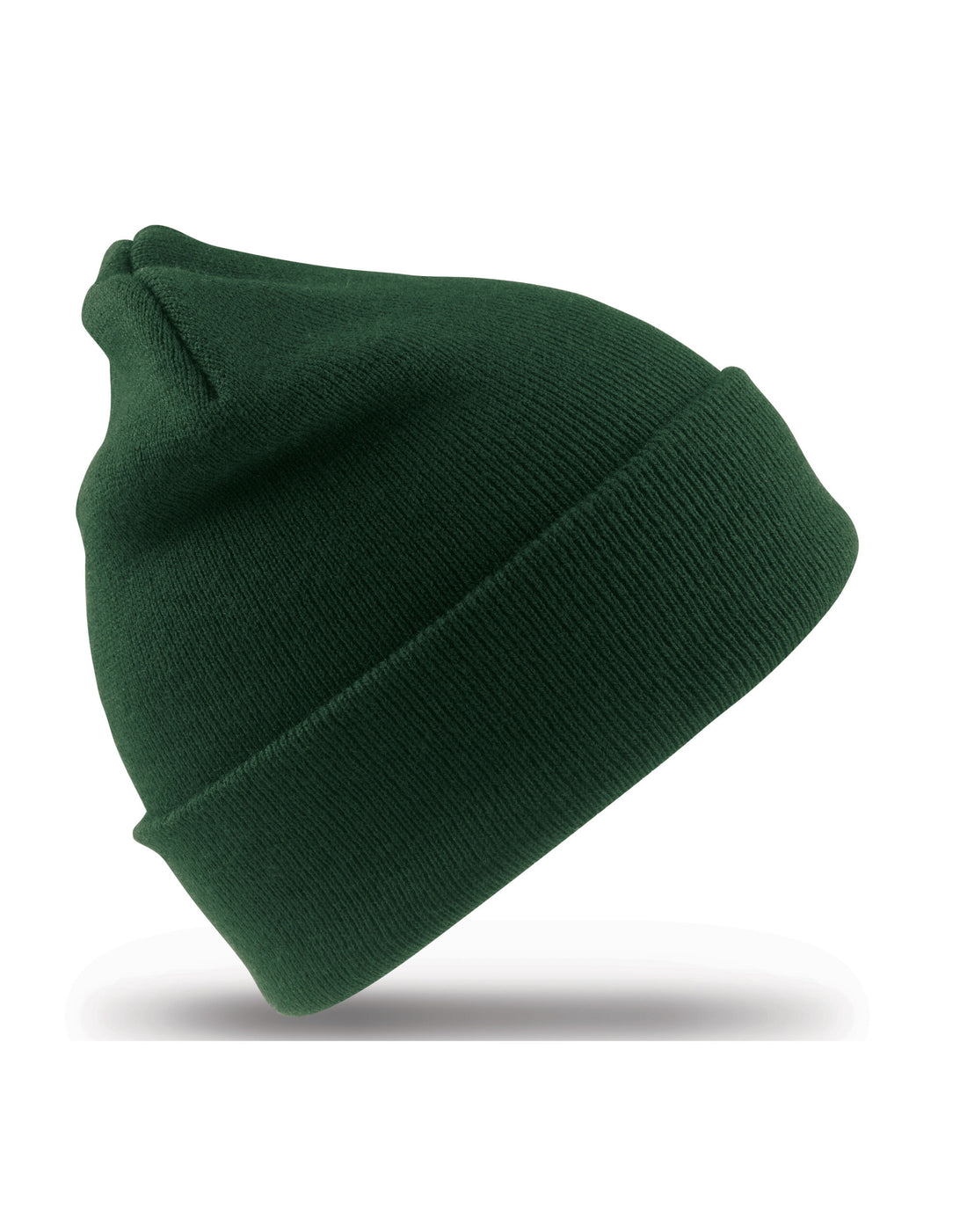 Result Winter Essentials Woolly Ski Hat rc29 - Bottle Green O S - Customisable Hats