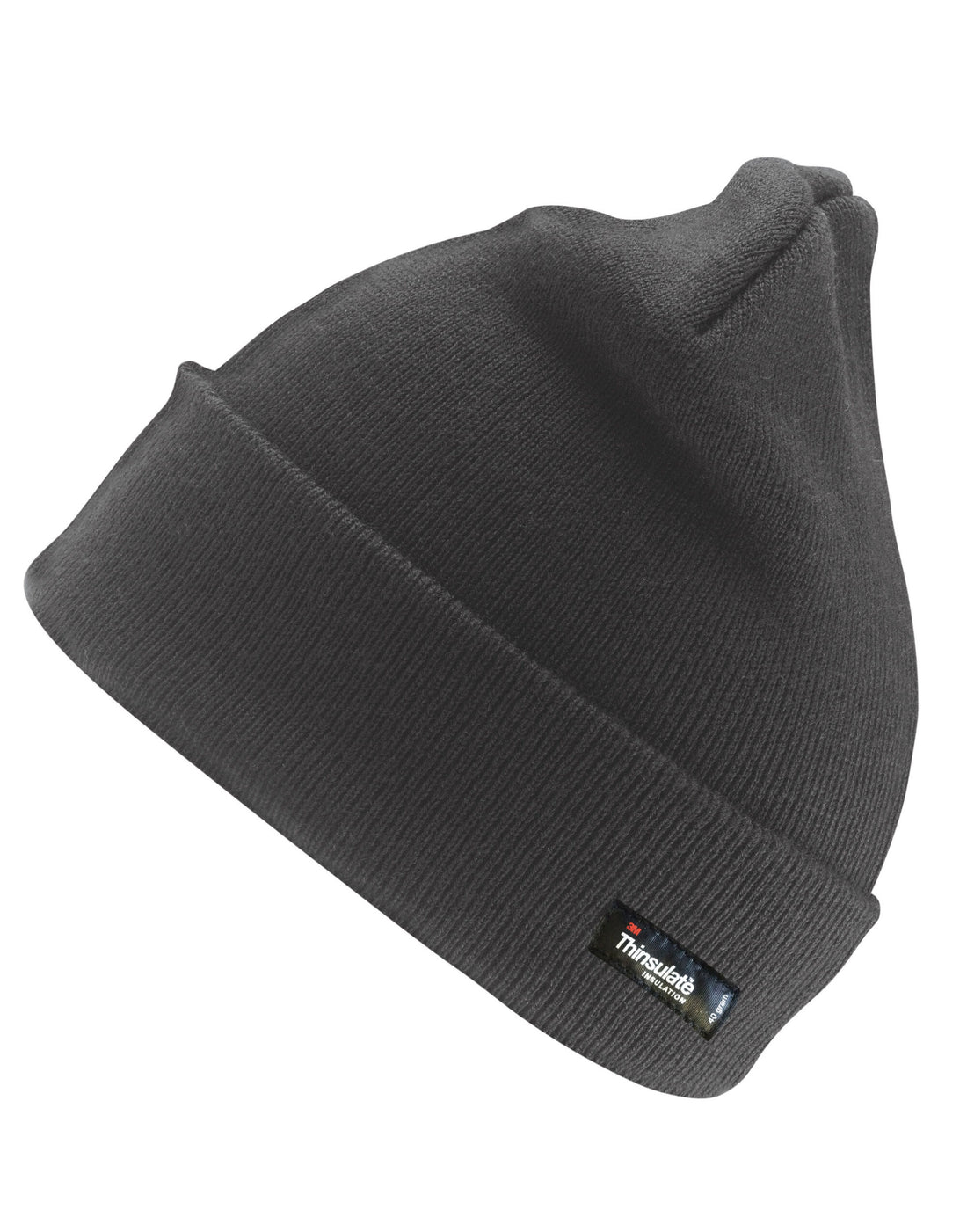Result Winter Thinsulate Woolly Ski Hat rc33 - Charcoal O S - Customisable Hats