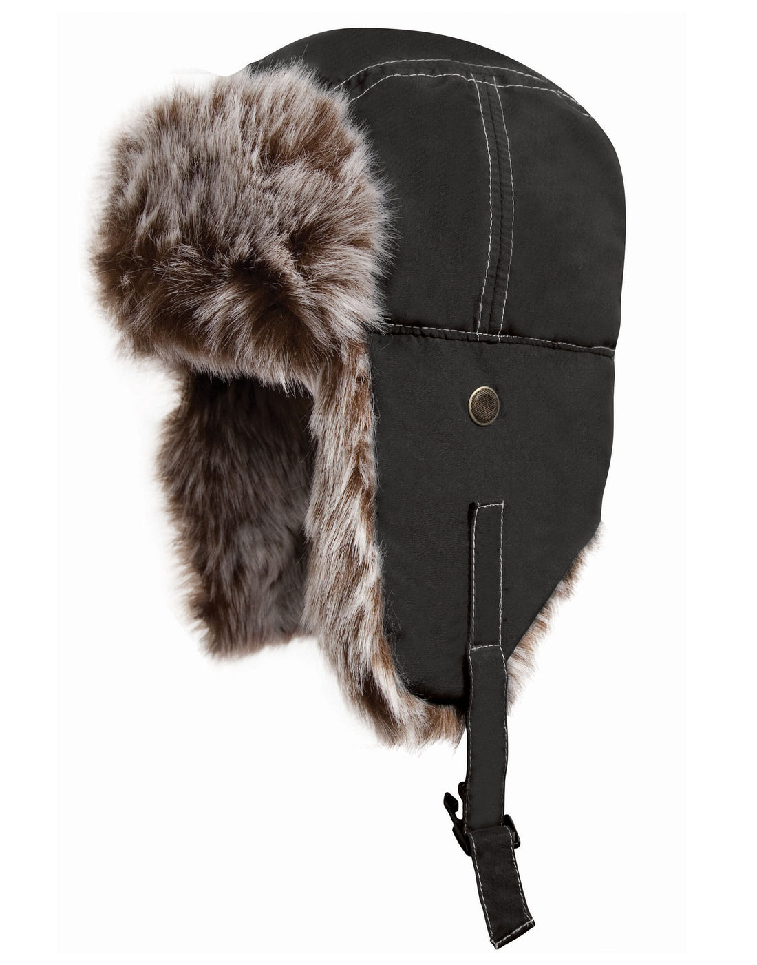 Result Winter Classic Sherpa Hat rc56 - Jet Black - Customisable Hats