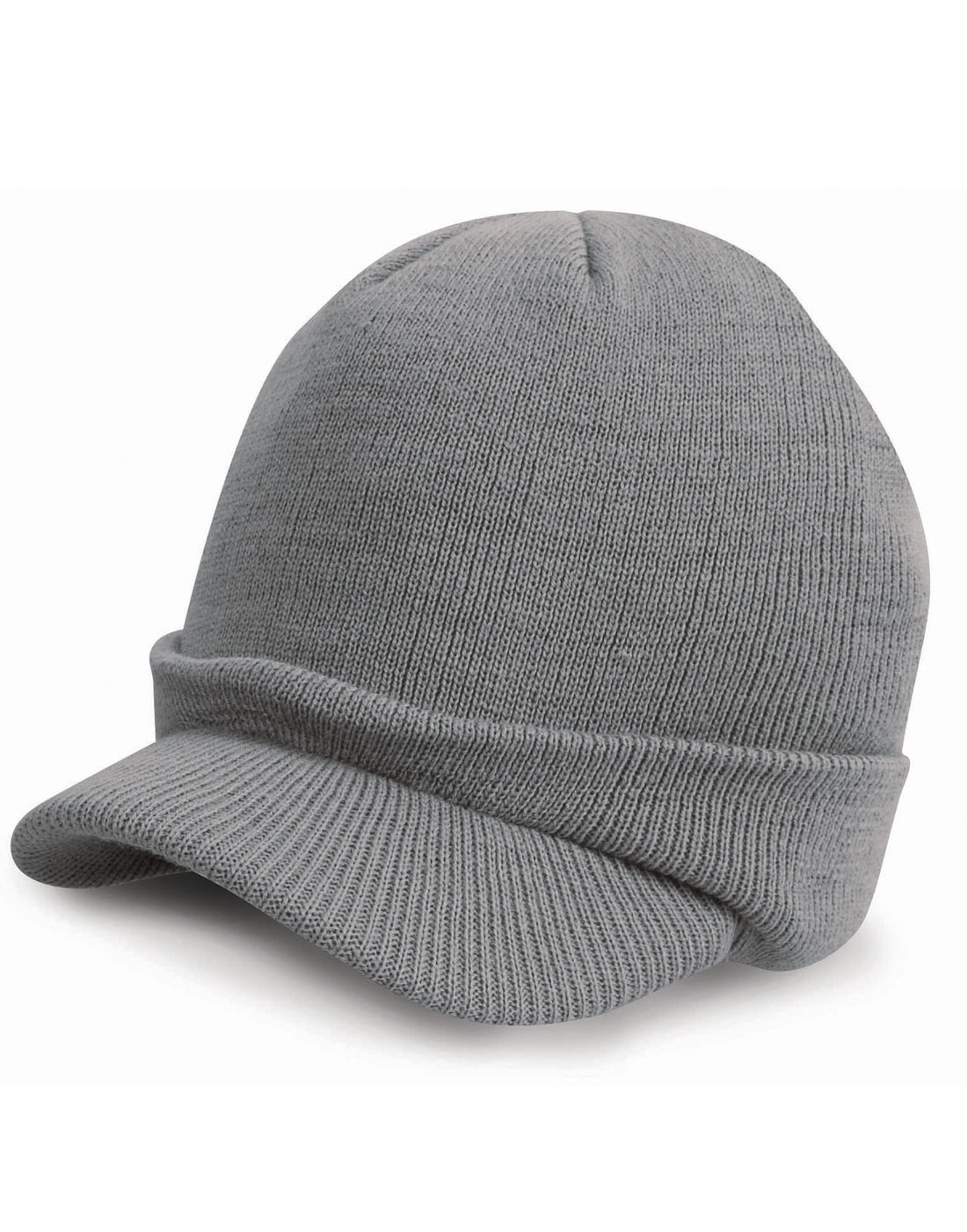 Result Winter Esco Army Knitted Hat rc60 - Cool Grey O S - Customisable Hats
