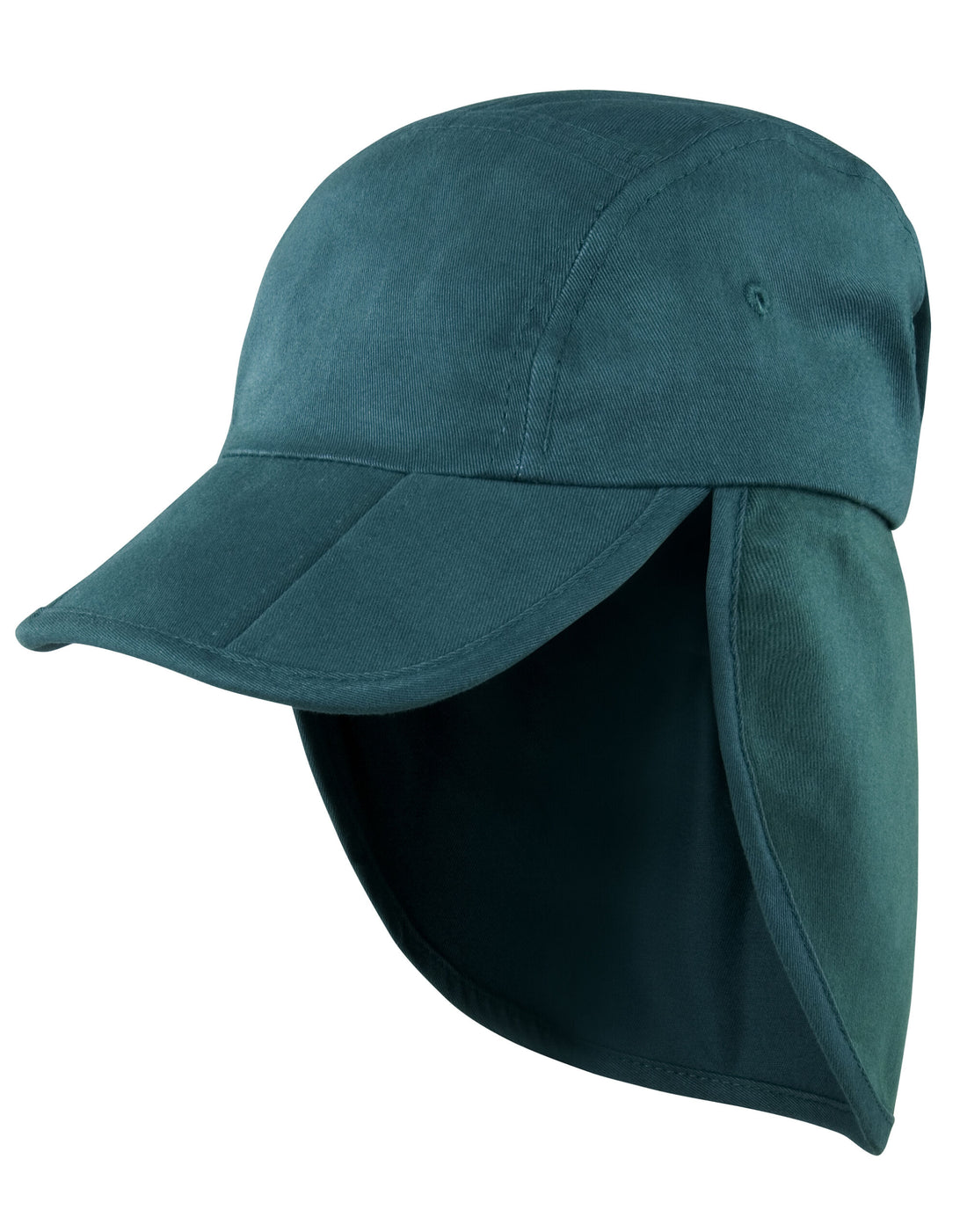 Result Headwear Fold up Legionnaire Cap rc76a - Bottle Green O S - Customisable Caps