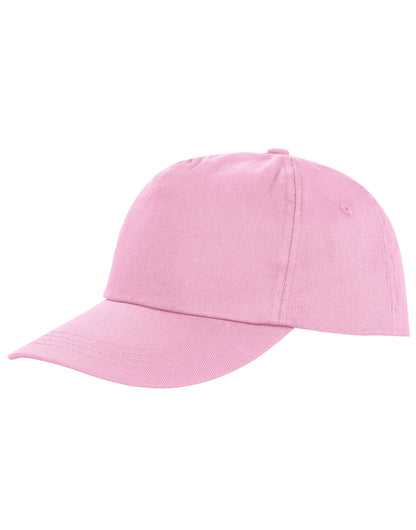 Result Core Houston 5 Panel Printers Cap RC80X - Pink O S - Customisable Caps