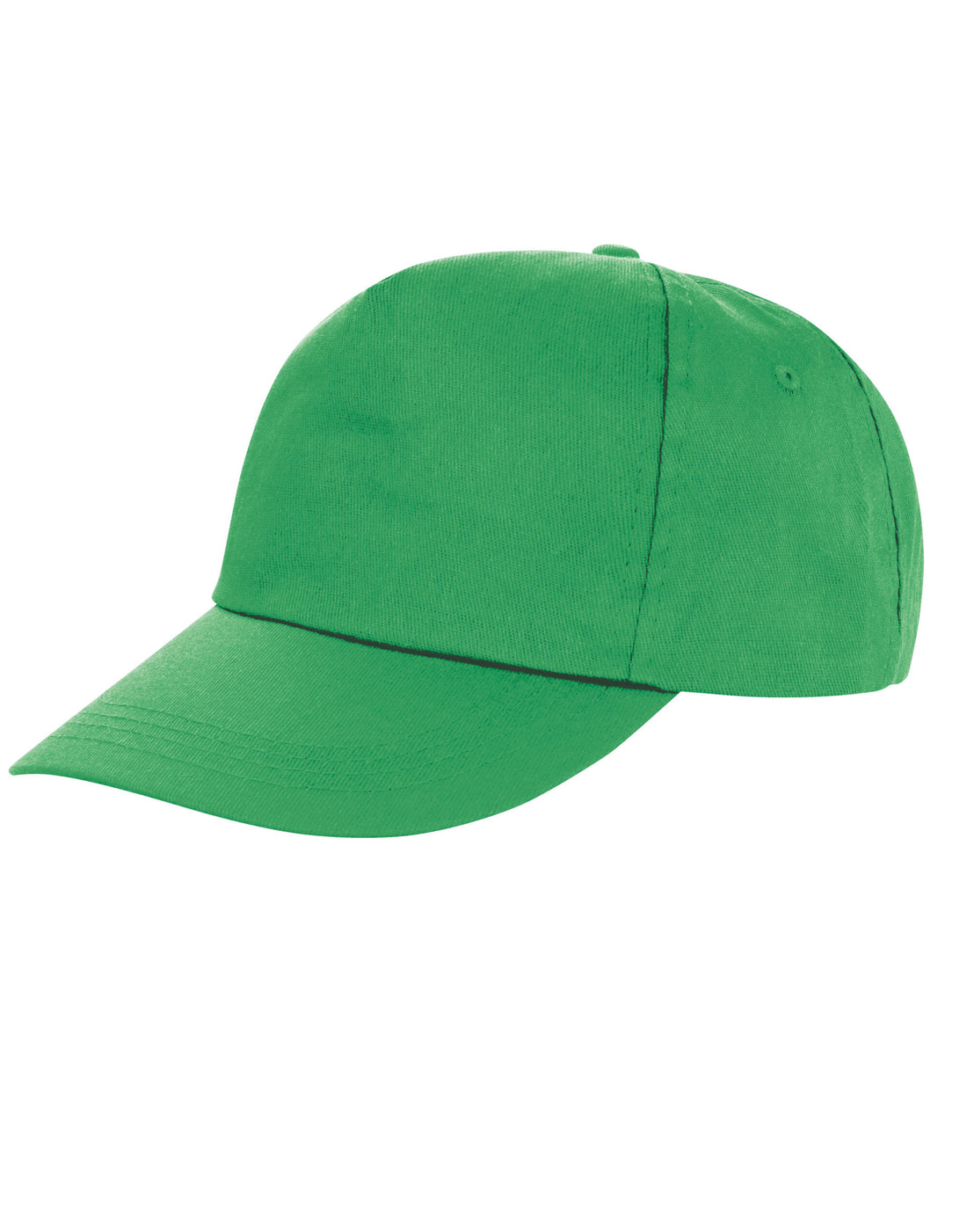 Result Core Houston 5 Panel Printers Cap RC80X - Apple Green O S - Customisable Caps