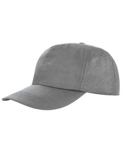 Result Core Houston 5 Panel Printers Cap RC80X - Dove Grey O S - Customisable Caps