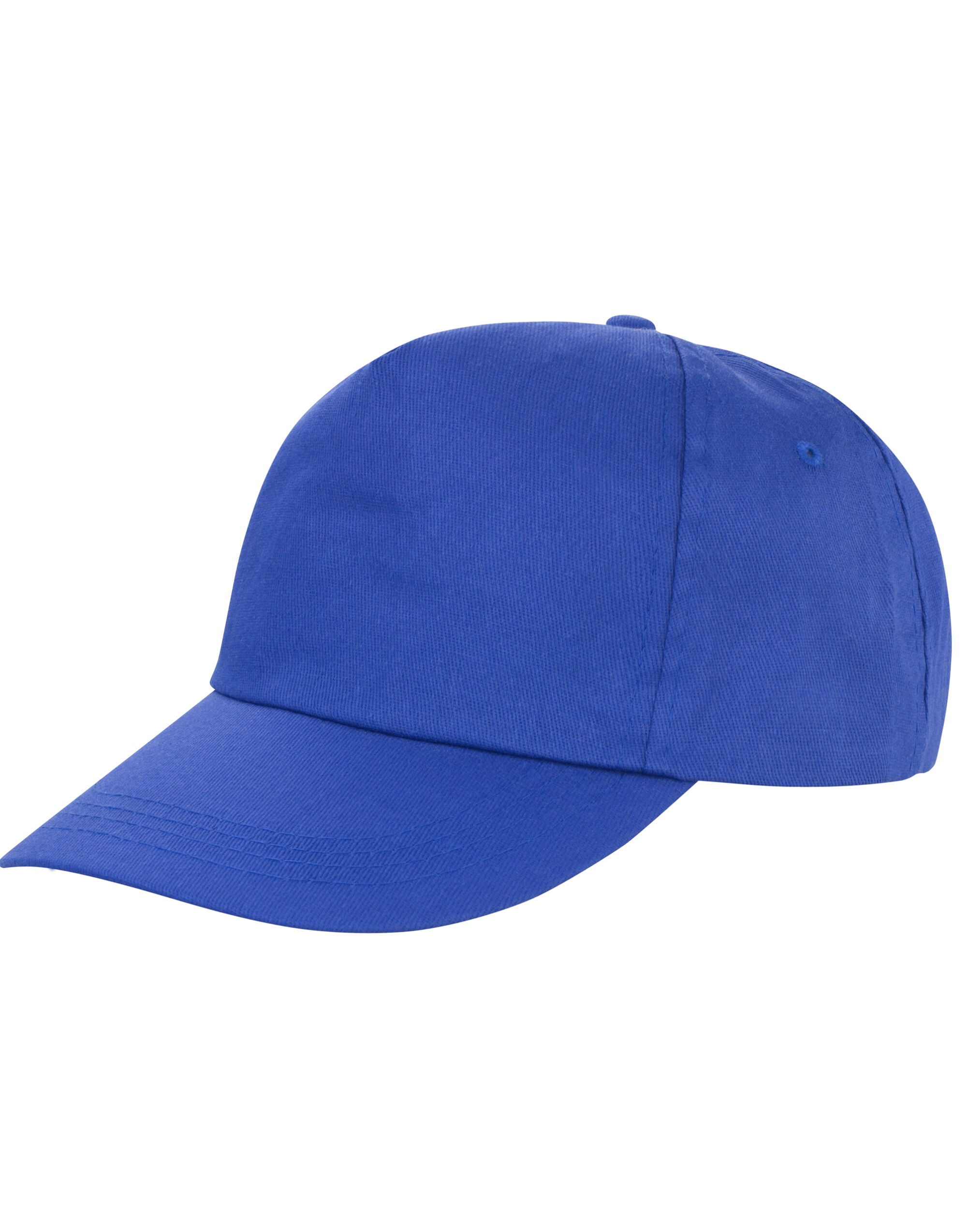 Result Core Houston 5 Panel Printers Cap RC80X - Royal Blue O S - Customisable Caps