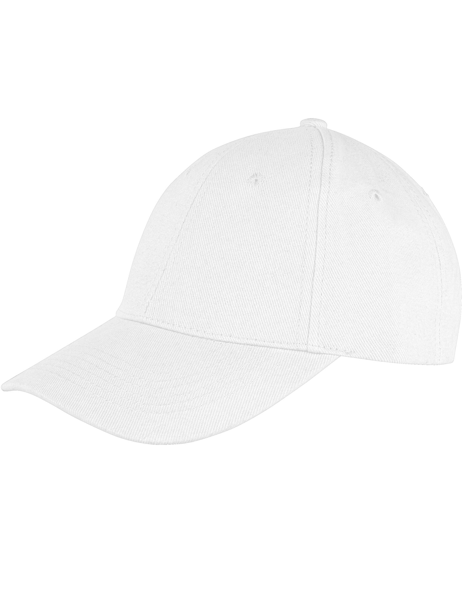 Result Core Memphis 6 Panel Cap RC81X - White O S - Customisable Caps