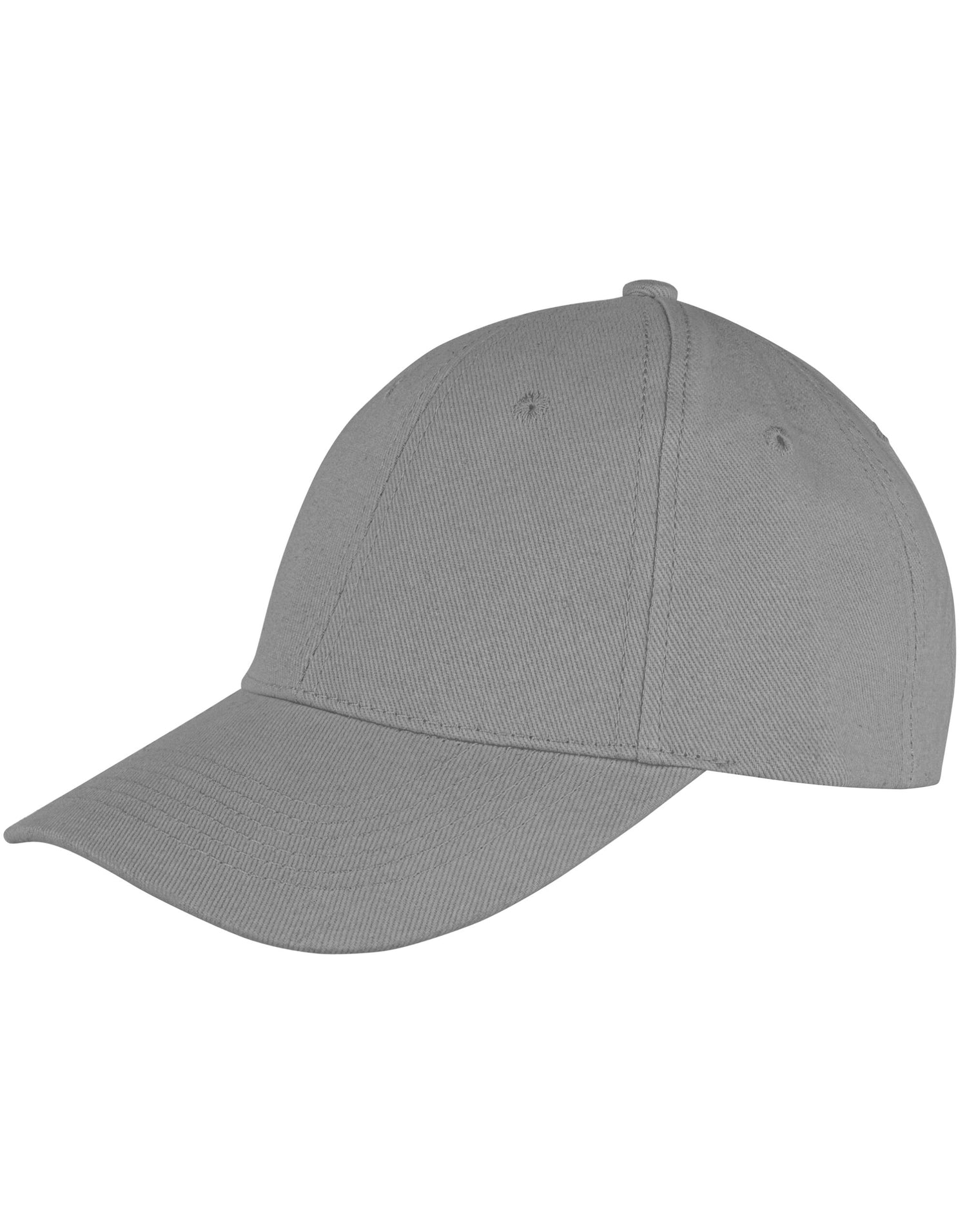 Result Core Memphis 6 Panel Cap RC81X - Dove Grey O S - Customisable Caps