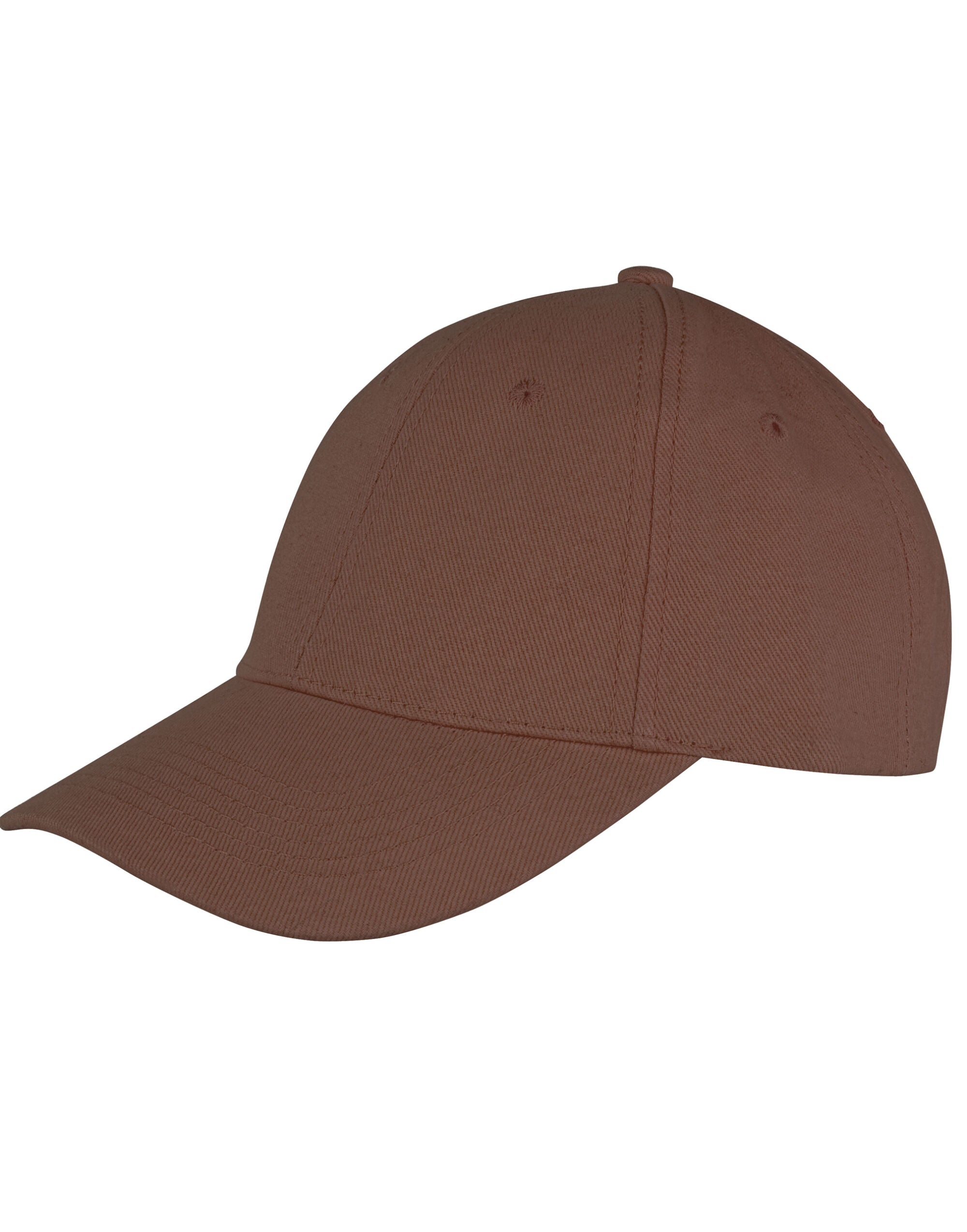 Result Core Memphis 6 Panel Cap RC81X - Chocolate O S - Customisable Caps