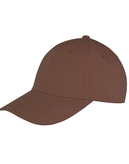 Result Core Memphis 6 Panel Cap RC81X - Chocolate O S - Customisable Caps