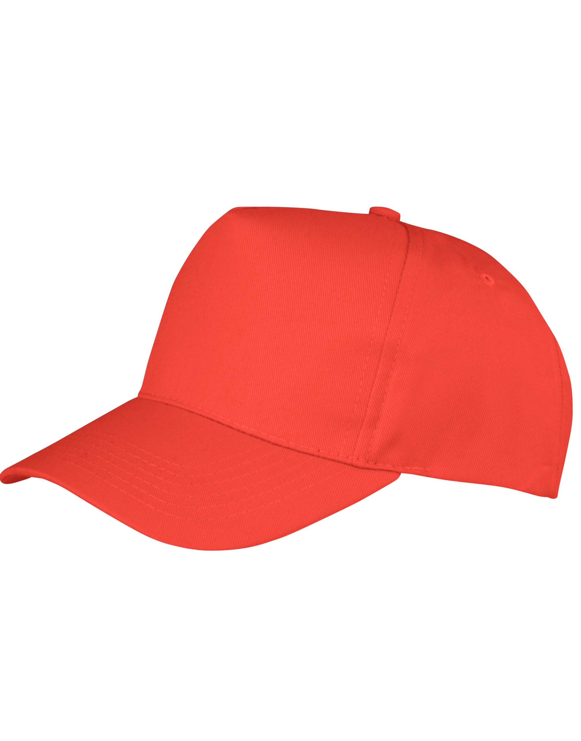 Result Core Boston 5 Panel Printers Cap RC84X - Red O S - Customisable Caps