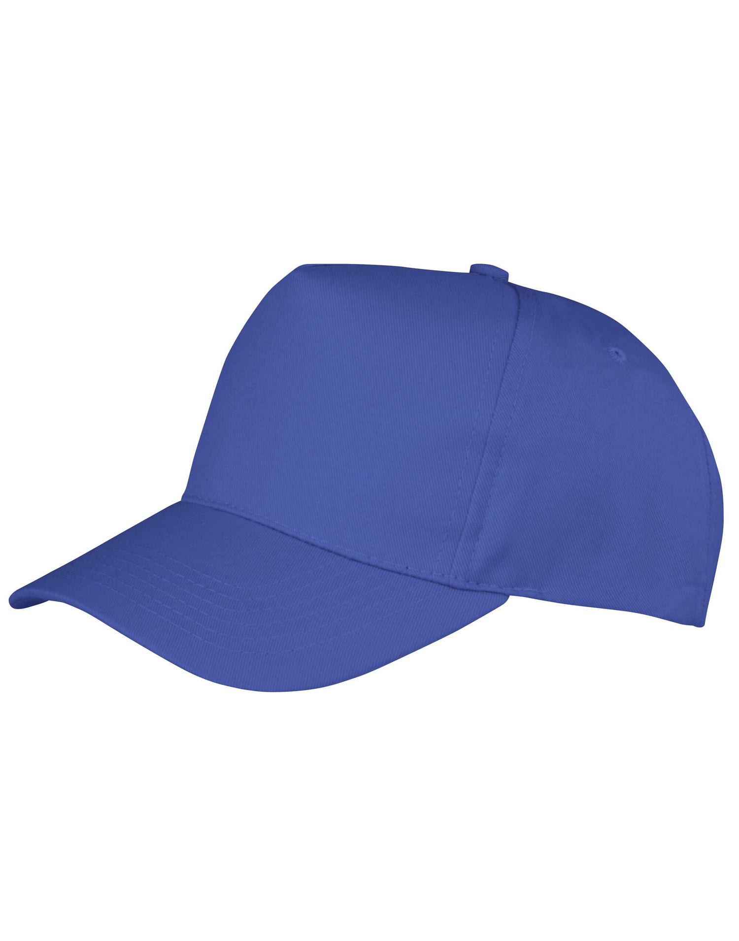 Result Core Boston 5 Panel Printers Cap RC84X - Royal Blue O S - Customisable Caps