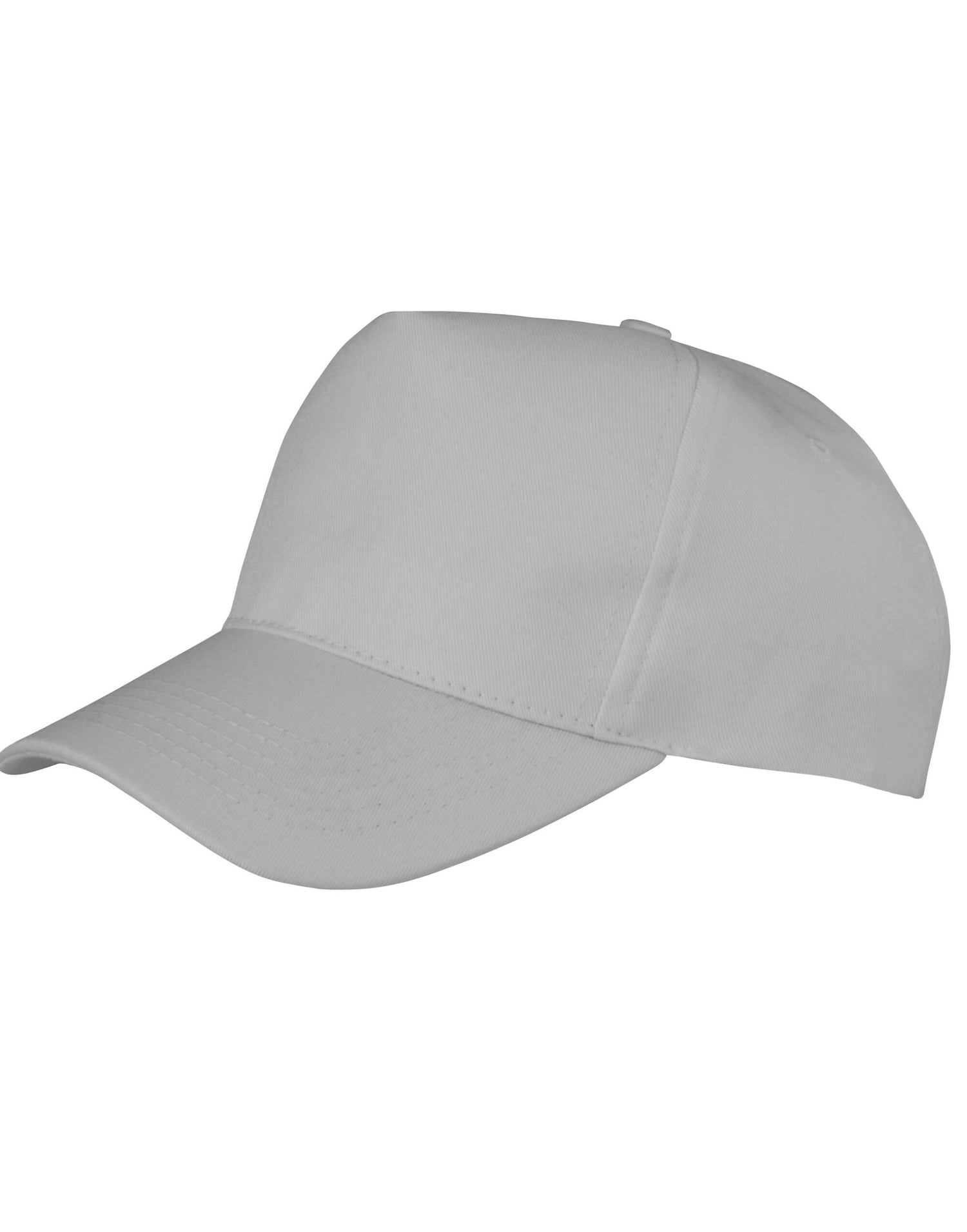 Result Core Boston 5 Panel Printers Cap RC84X - Dove Grey O S - Customisable Caps