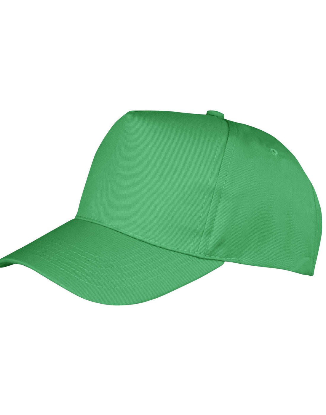 Result Core Boston 5 Panel Printers Cap RC84X - Apple Green O S - Customisable Caps