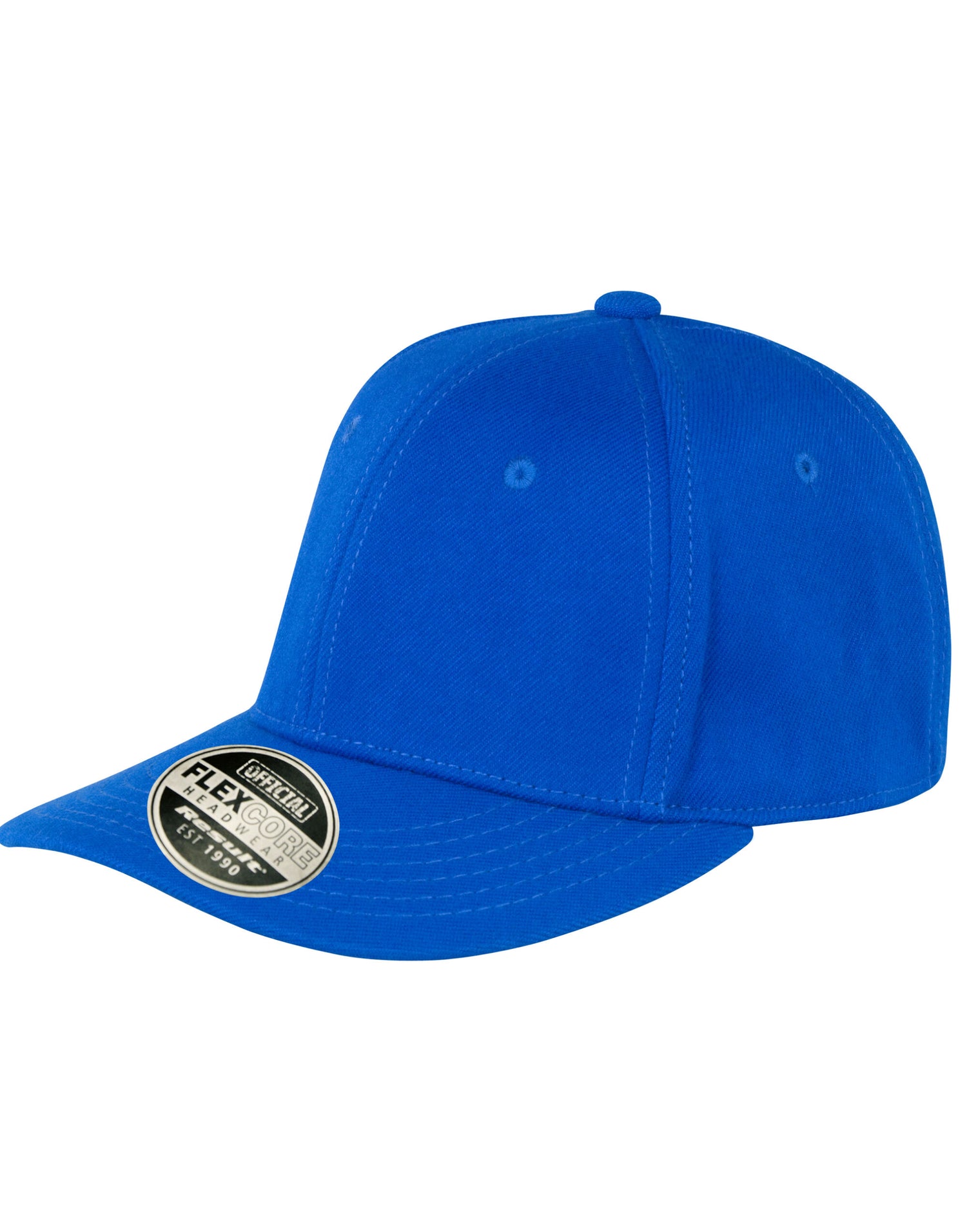 Result Core Kansas Flex Cap RC85X - Vivid Blue - Customisable Caps