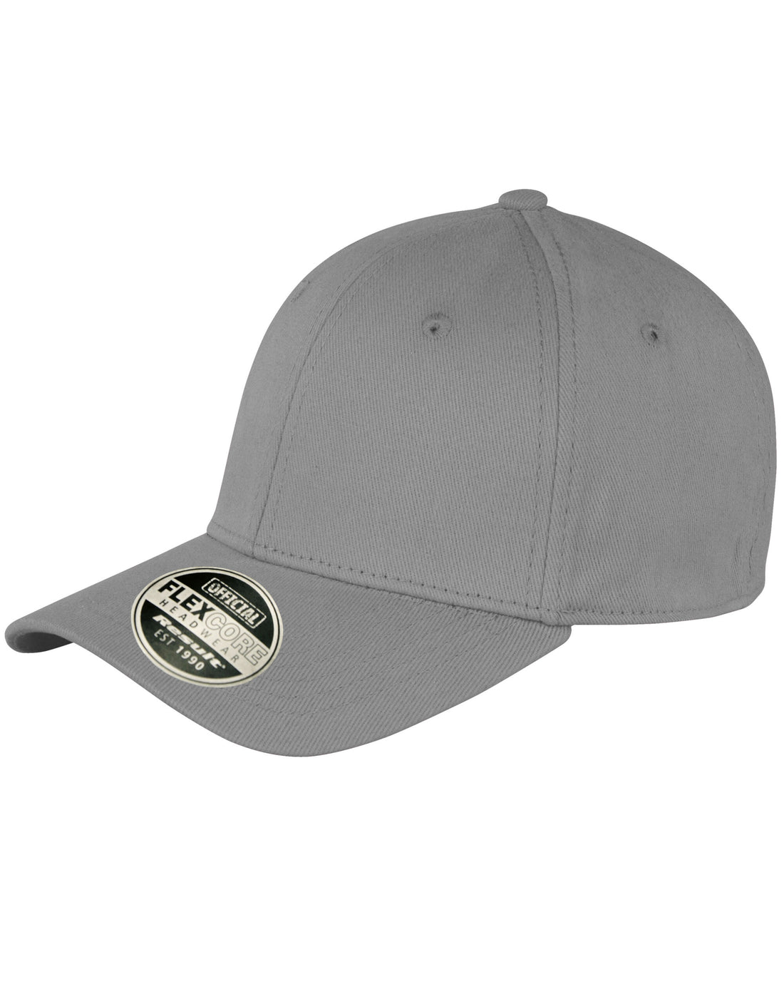 Result Core Kansas Flex Cap RC85X - Cool Grey - Customisable Caps