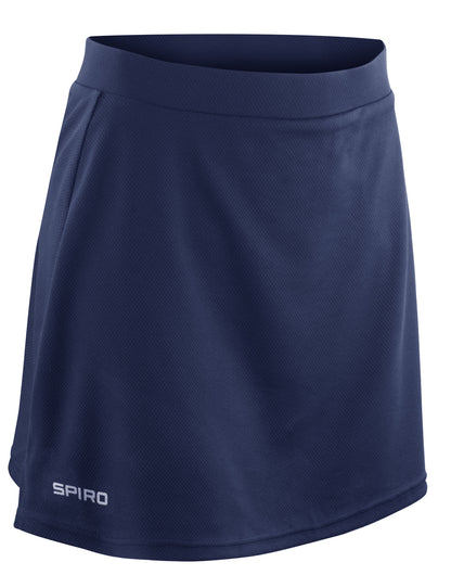 Spiro Ladies Skort s261f - Navy - Customisable Sportswear