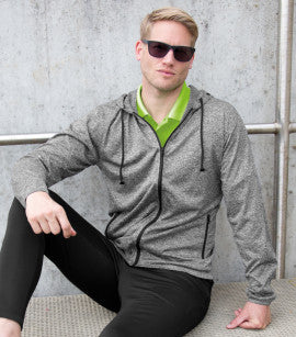 Spiro Fitness Mens Hooded Tee Jacket s277m - - Customisable Jackets