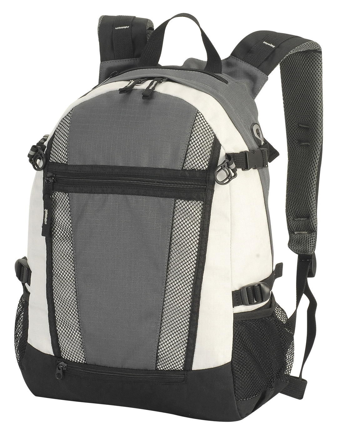 Shugon Indiana Sports Backpack sh1295 - Dark Grey Off White O S - Customisable Bags