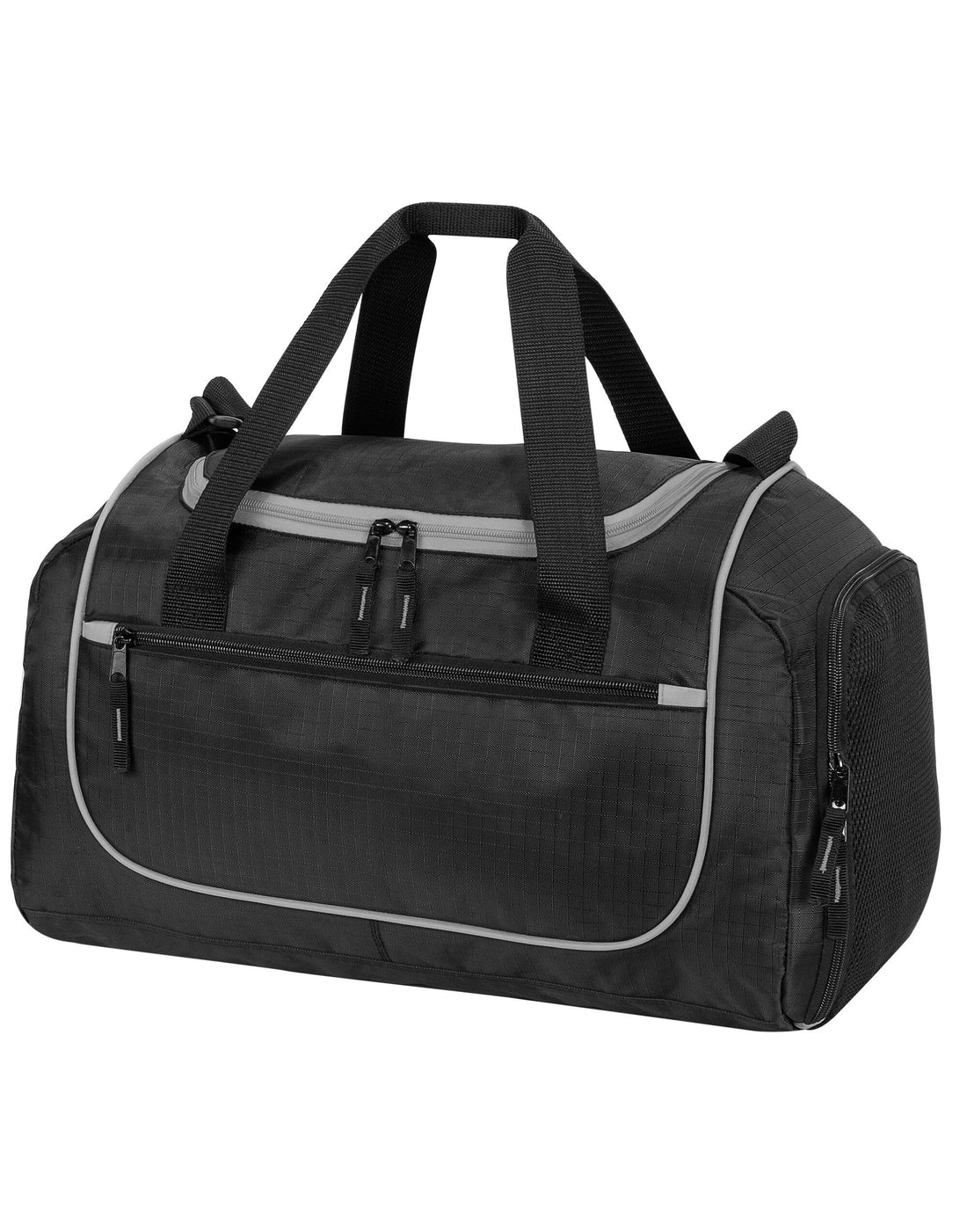 Shugon Piraeus Holdall sh1578 - Black Light Grey O S - Customisable Bags