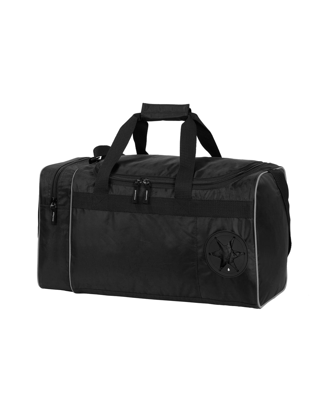 Shugon Cannes Sportsovernight Bag sh2450 - Black Light Grey O S - Customisable Bags