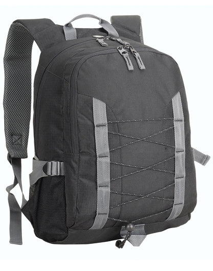 Shugon Miami Backpack sh7690 - Black Grey O S - Customisable Bags