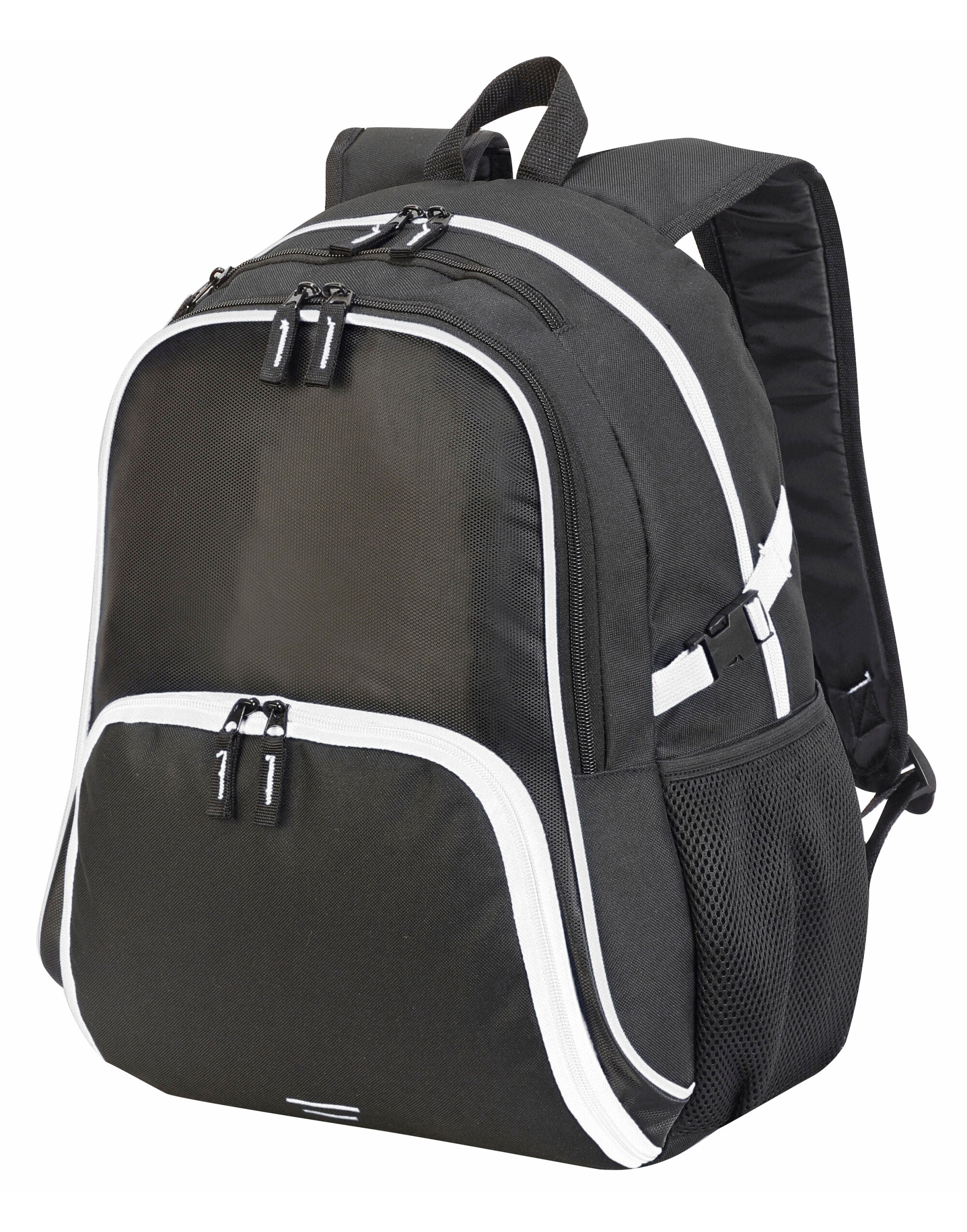 Shugon Kyoto Ultimate Backpack sh7699 - Black White O S - Customisable Bags