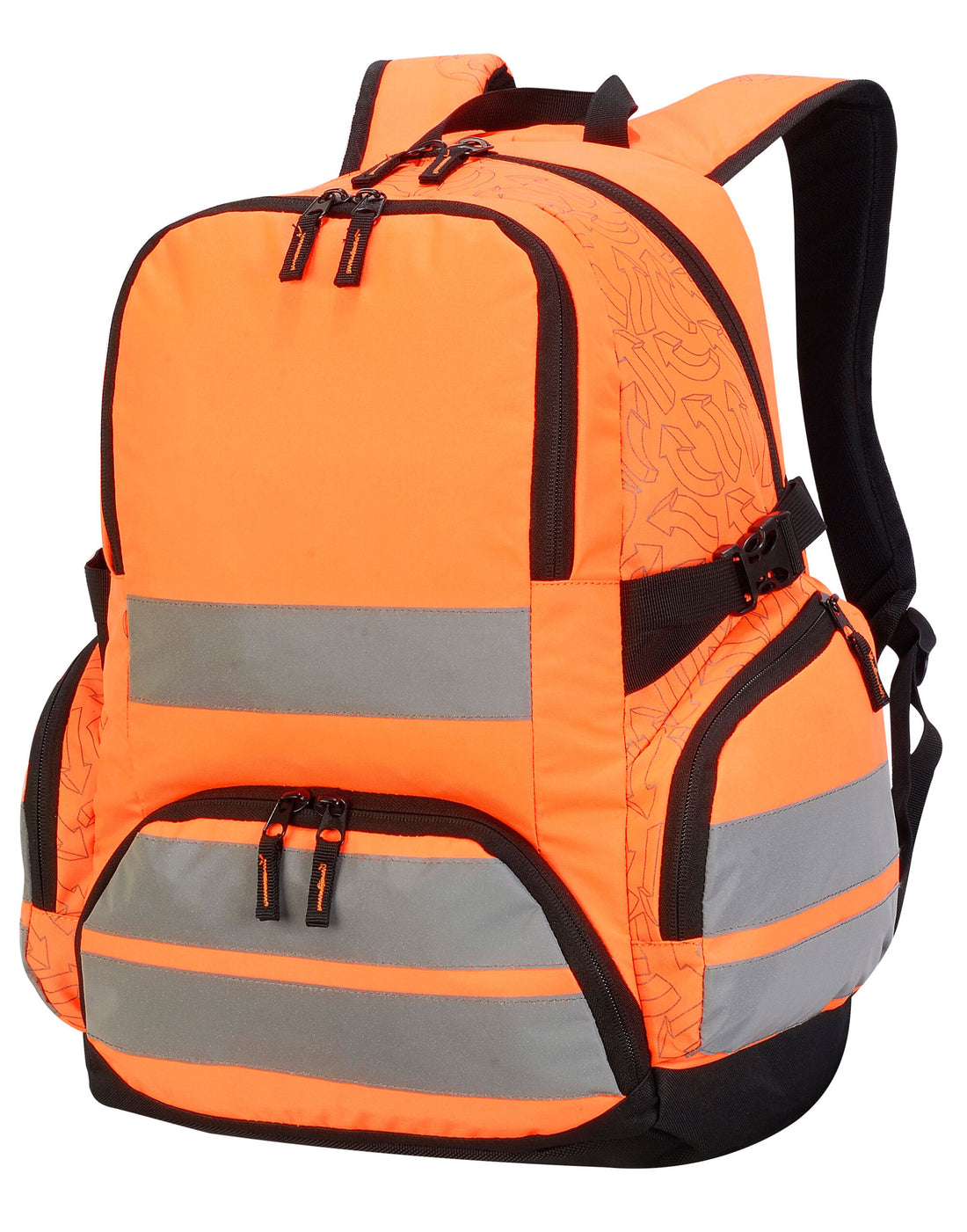 Shugon London Hi Vis Backpack sh7702 - Hi Vis Orange O S - Customisable Bags
