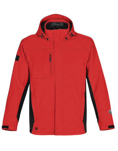 Stormtech Mens Atmosphere 3 In Jacket SSJ-1 - Stadium Red Black - Customisable Outerwear
