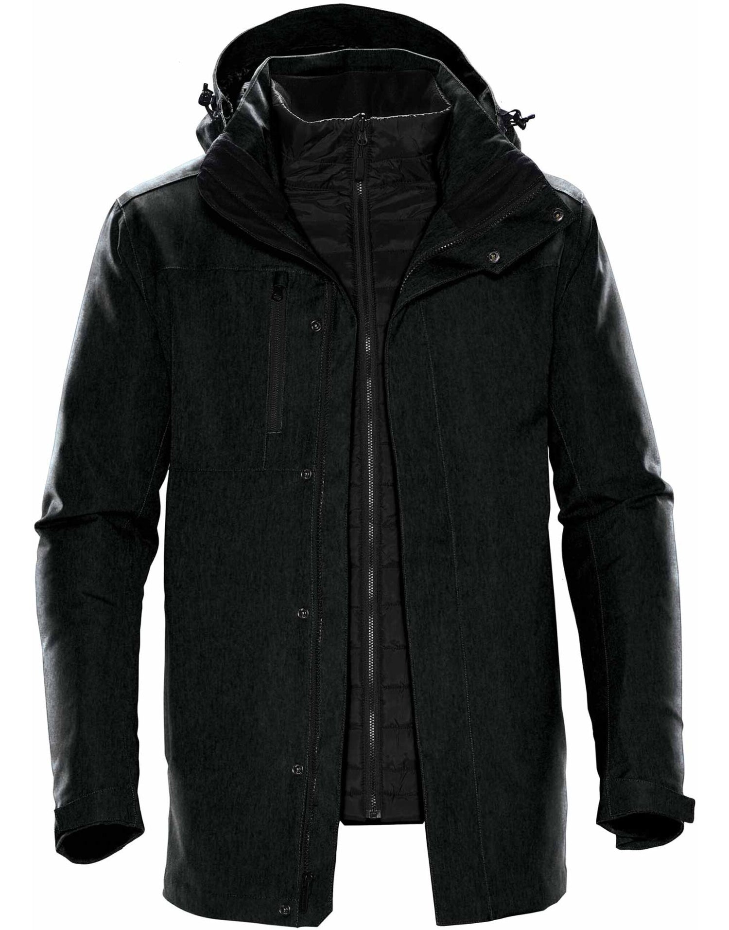 Stormtech Mens Avalanche System Jacket 2 - Black - Customisable Outerwear