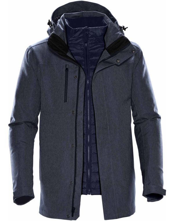 Stormtech Mens Avalanche System Jacket 2 - Charcoal Twill S - Customisable Outerwear
