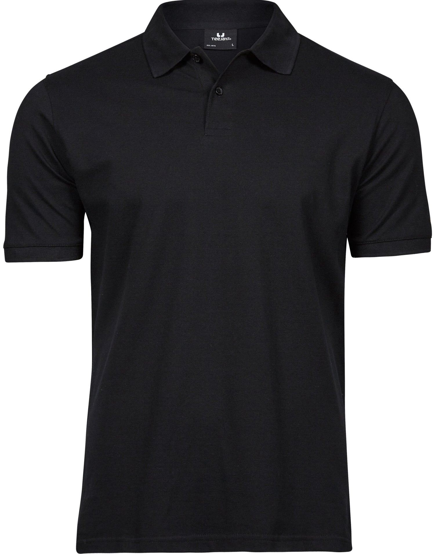 Tee Jays Mens Heavy Polo TJ1400 - Black - Customisable Polos