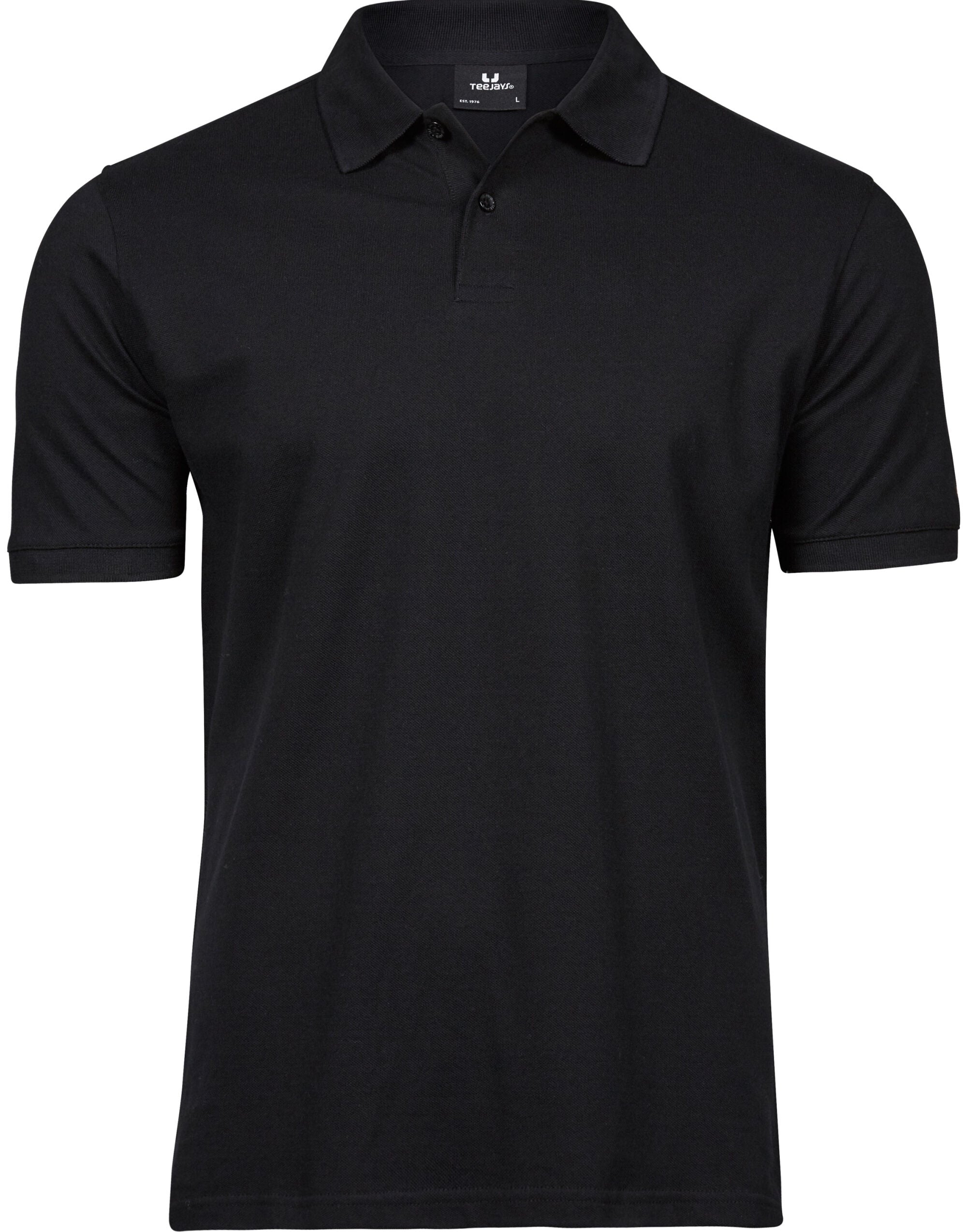 Tee Jays Mens Heavy Polo TJ1400 - Black - Customisable Polos
