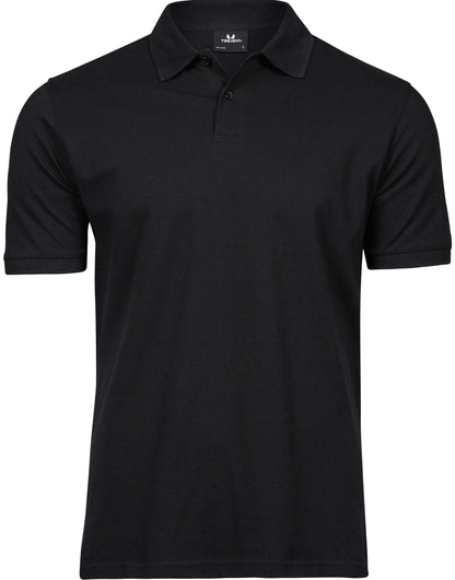 Tee Jays Mens Heavy Polo TJ1400 - Black - Customisable Polos