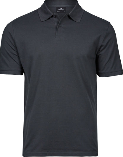 Tee Jays Mens Heavy Polo TJ1400 - Dark Grey - Customisable Polos