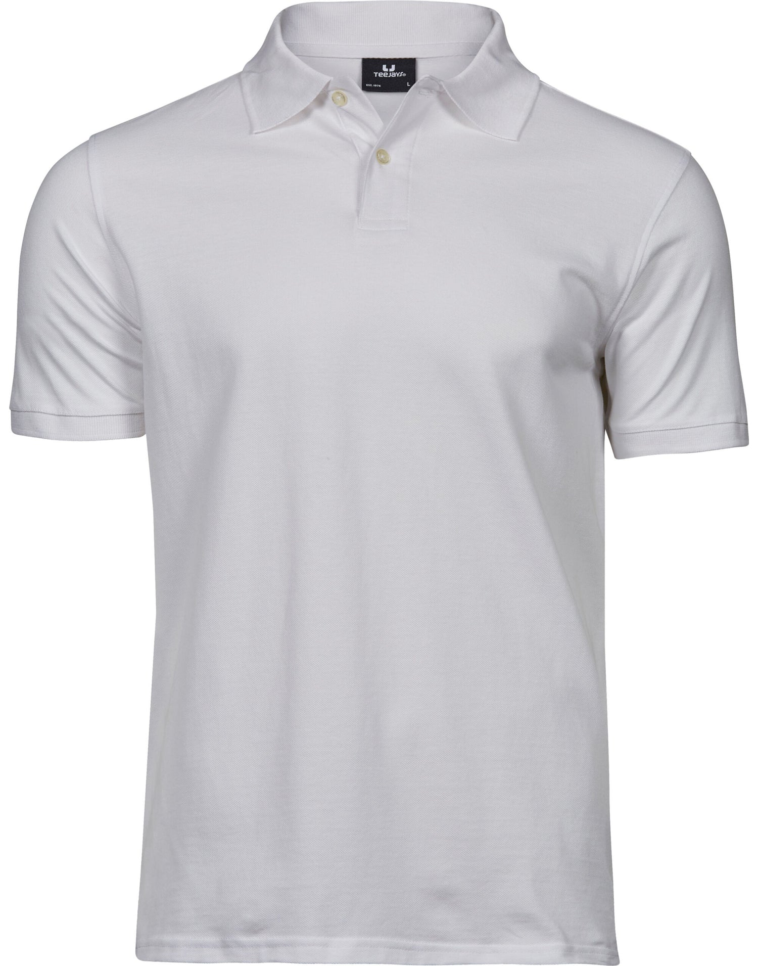 Tee Jays Mens Heavy Polo TJ1400 - White - Customisable Polos