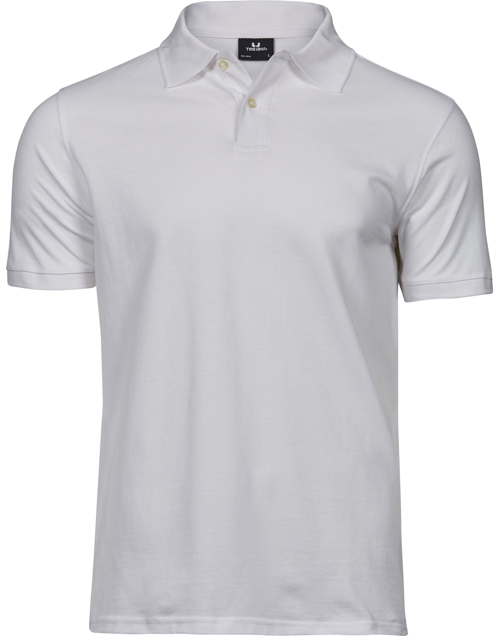 Tee Jays Mens Heavy Polo TJ1400 - White - Customisable Polos