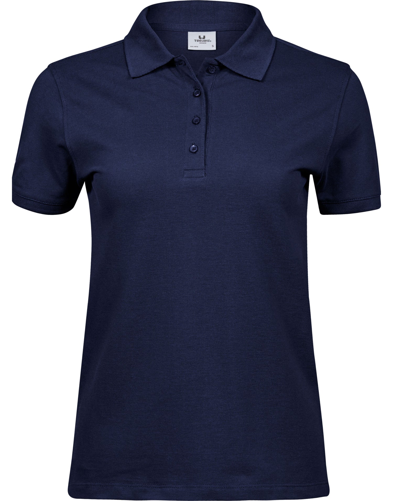 Tee Jays Ladies Heavy Polo TJ1401 - Navy - Customisable Polos