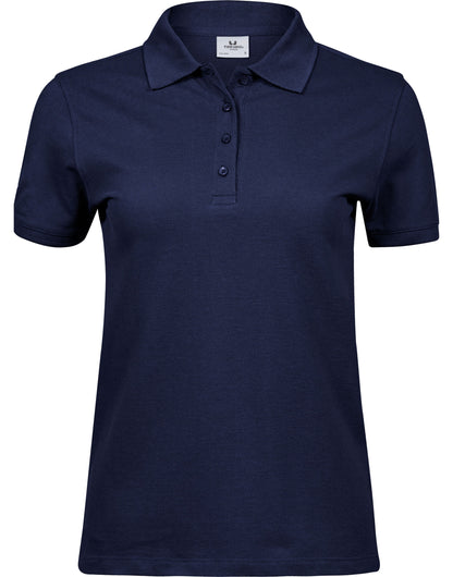 Tee Jays Ladies Heavy Polo TJ1401 - Navy - Customisable Polos