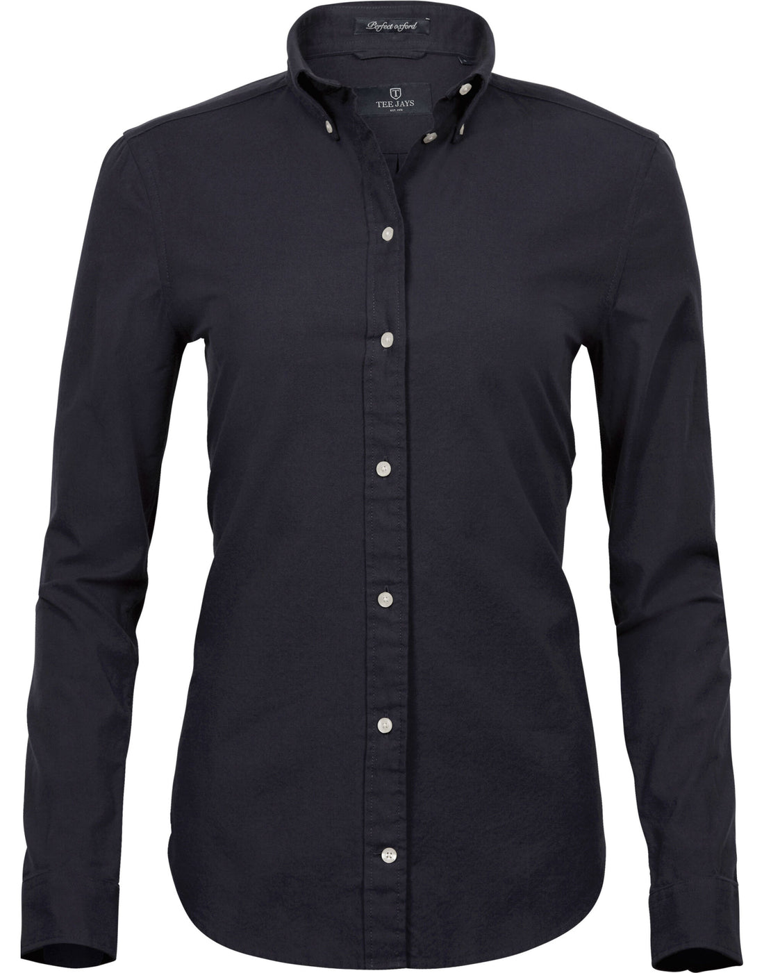 Tee Jays Ladies Perfect Oxford Shirt TJ4001 - Black - Customisable Shirts