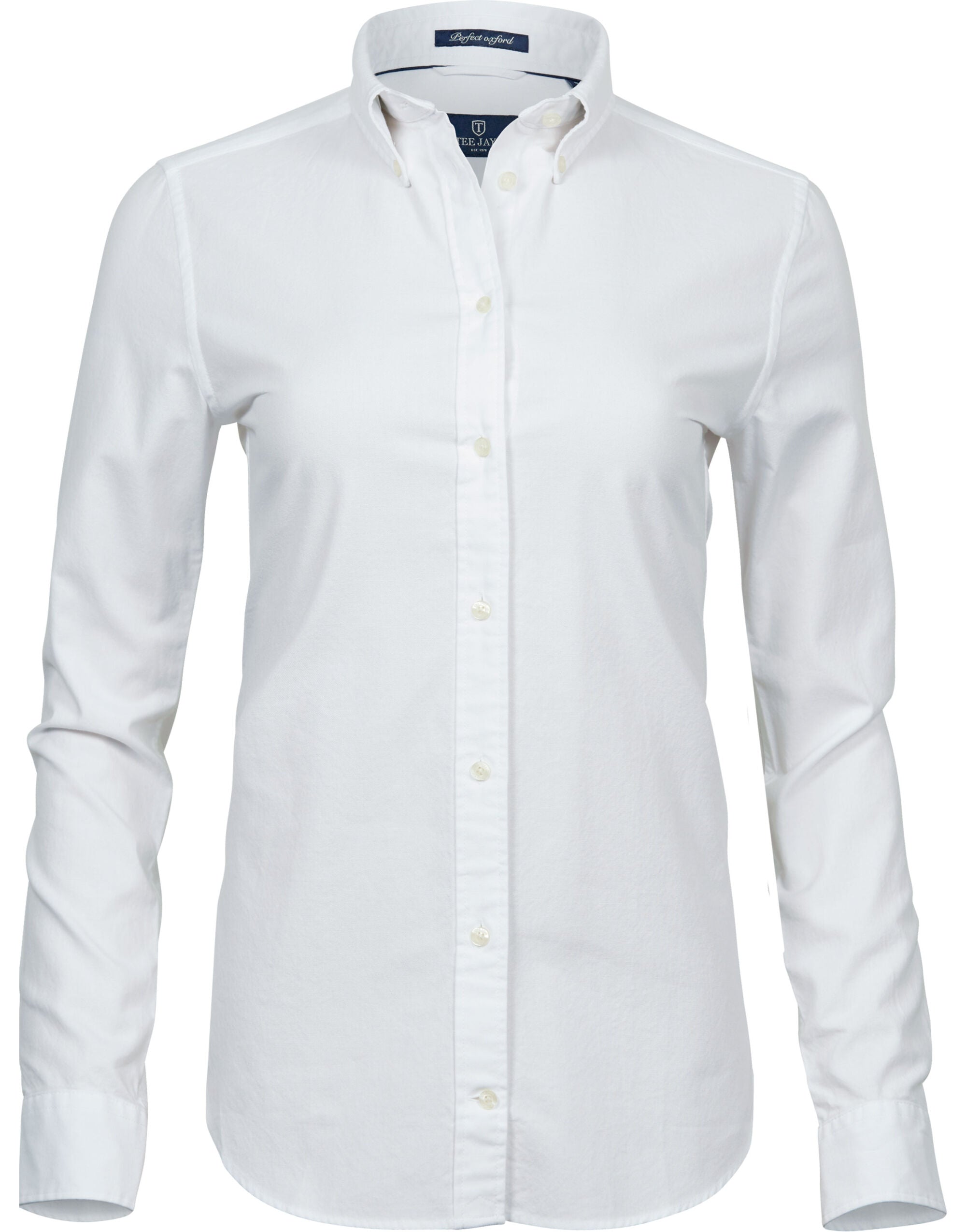 Tee Jays Ladies Perfect Oxford Shirt TJ4001 - White - Customisable Shirts