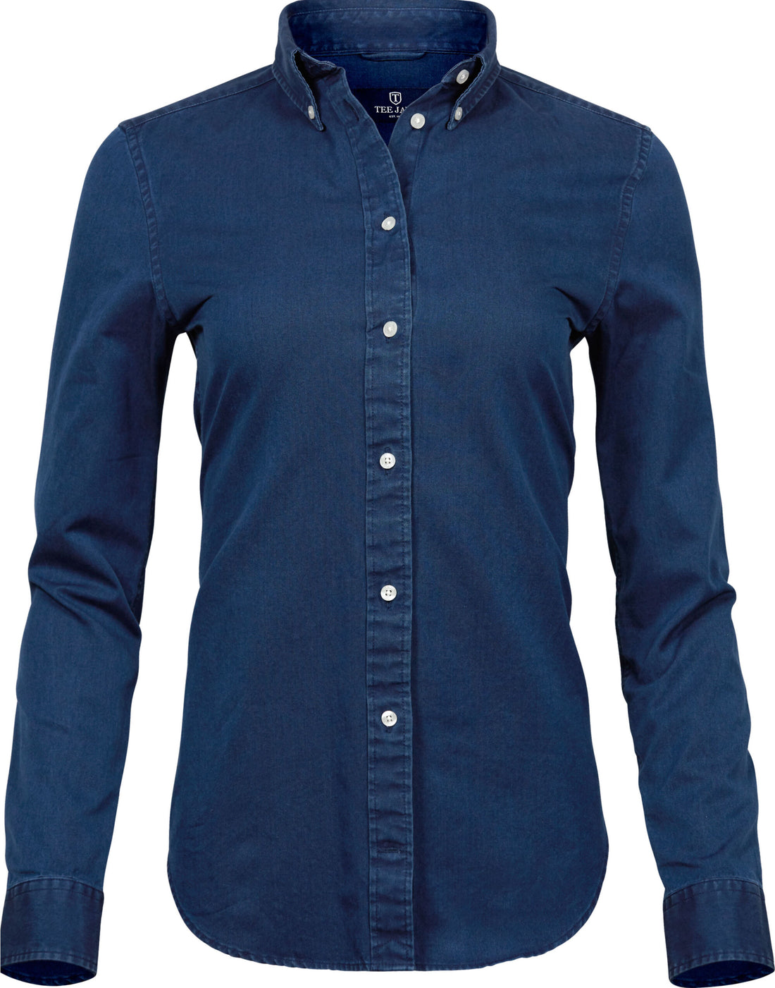 Tee Jays Ladies Casual Twill Shirt TJ4003 - Indigo - Customisable Shirts