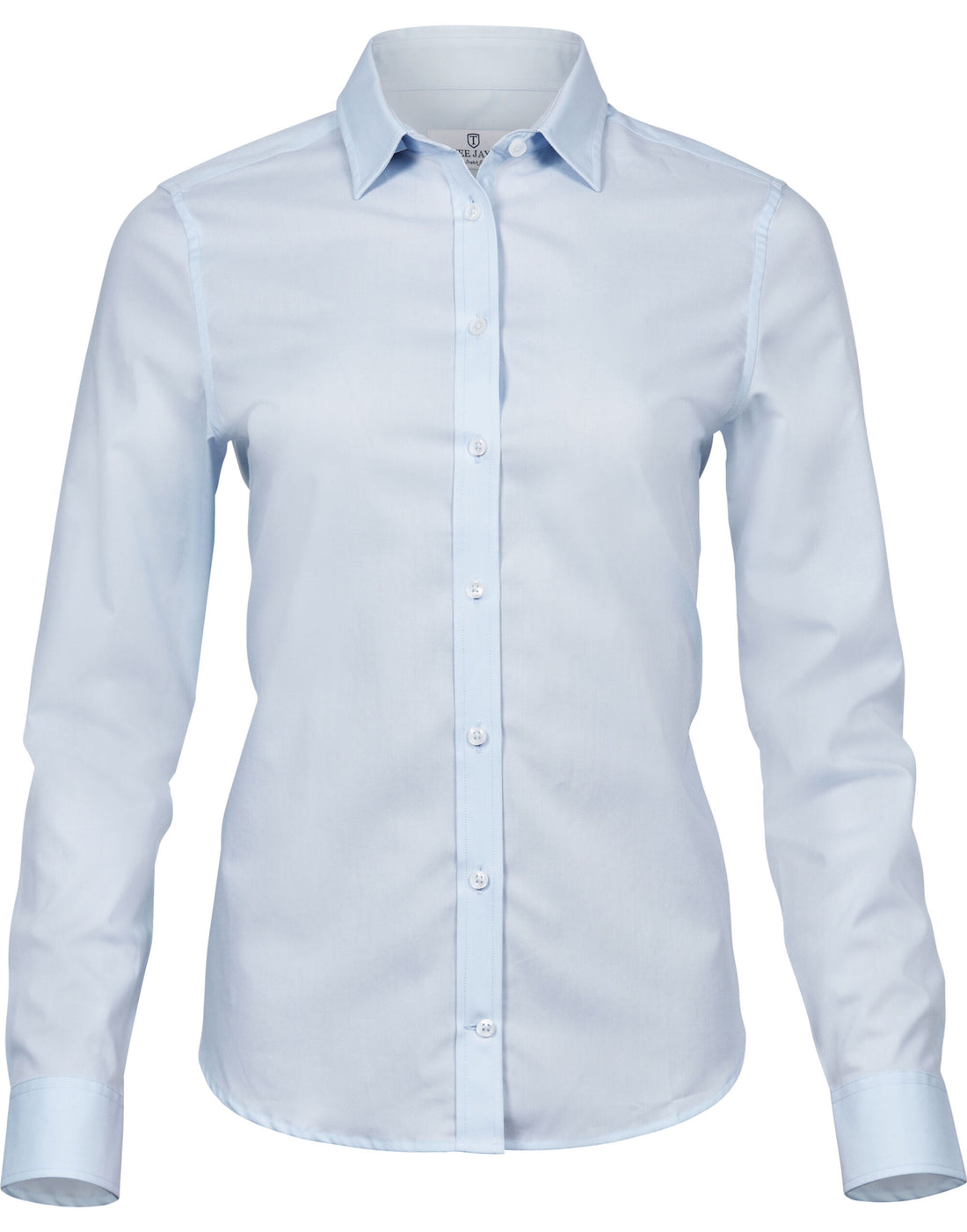 Tee Jays Ladies Stretch Luxury Shirt TJ4025 - Light Blue - Customisable Shirts
