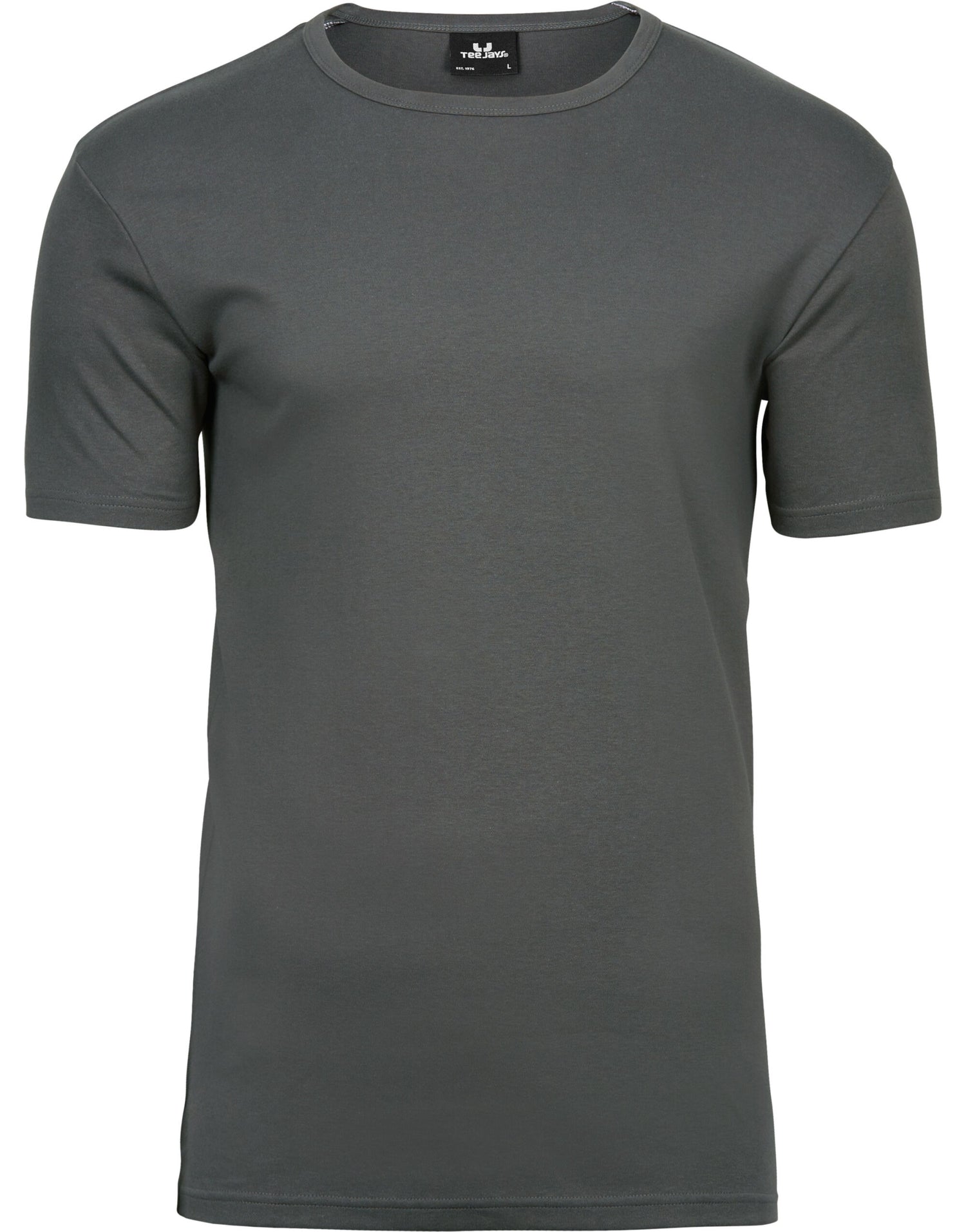 Tee Jays Mens Interlock Tee TJ520 - Powder Grey - Customisable T-Shirt