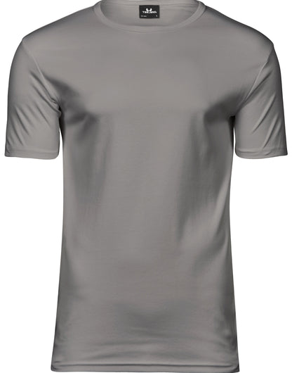 Tee Jays Mens Interlock Tee TJ520 - Stone - Customisable T-Shirt