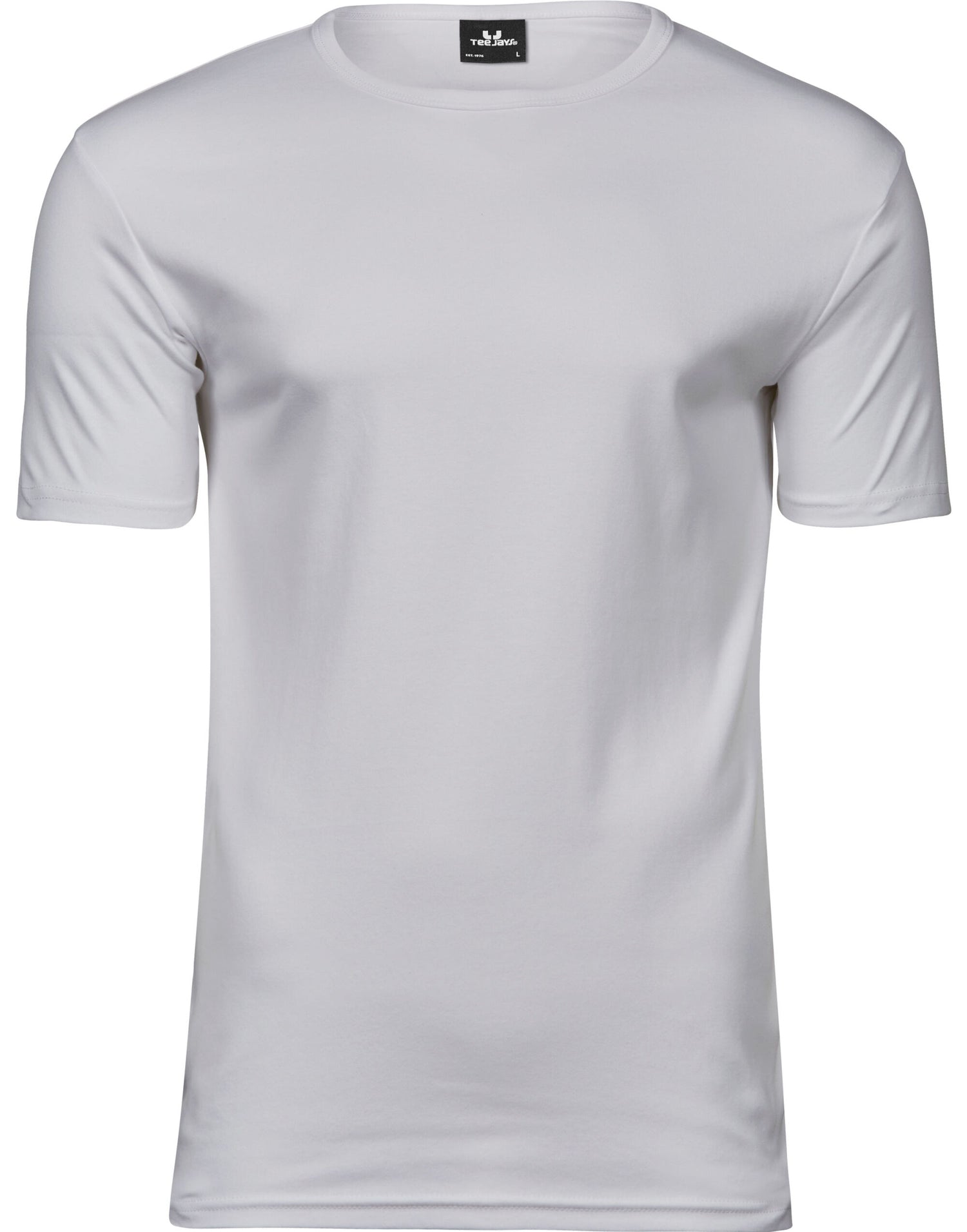 Tee Jays Mens Interlock Tee TJ520 - White - Customisable T-Shirt