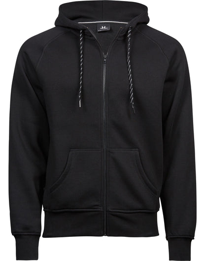 Tee Jays Mens Fashion Full Zip Hood TJ5435 - Black - Customisable Hoodies