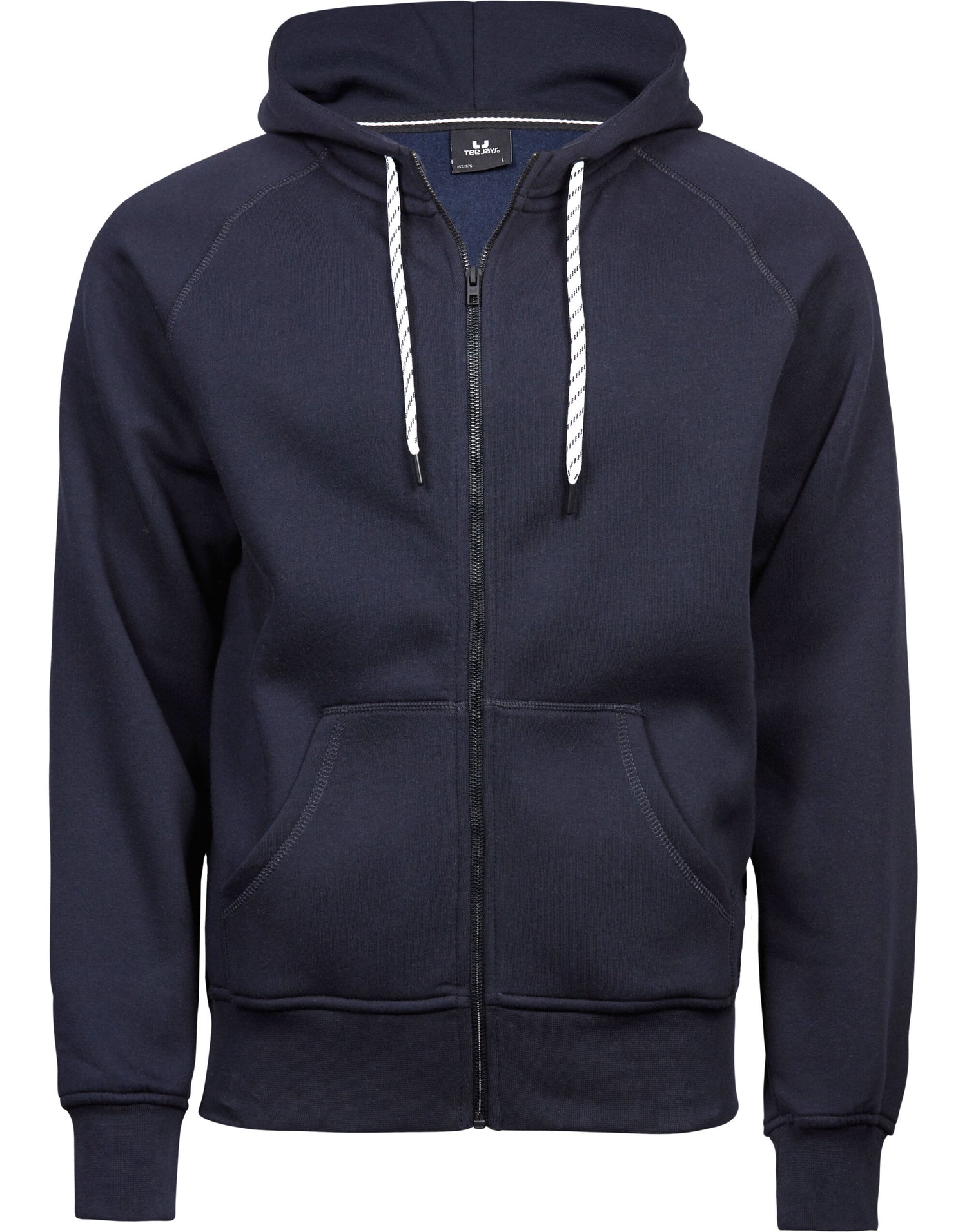 Tee Jays Mens Fashion Full Zip Hood TJ5435 - Navy - Customisable Hoodies