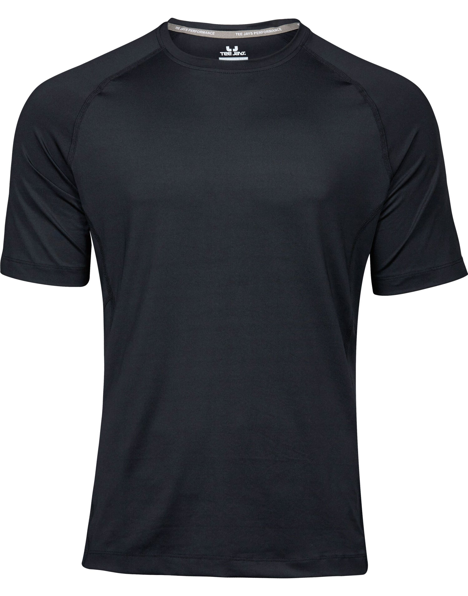 Tee Jays Mens CoolDry Tee TJ7020 - Black - Customisable T-Shirts
