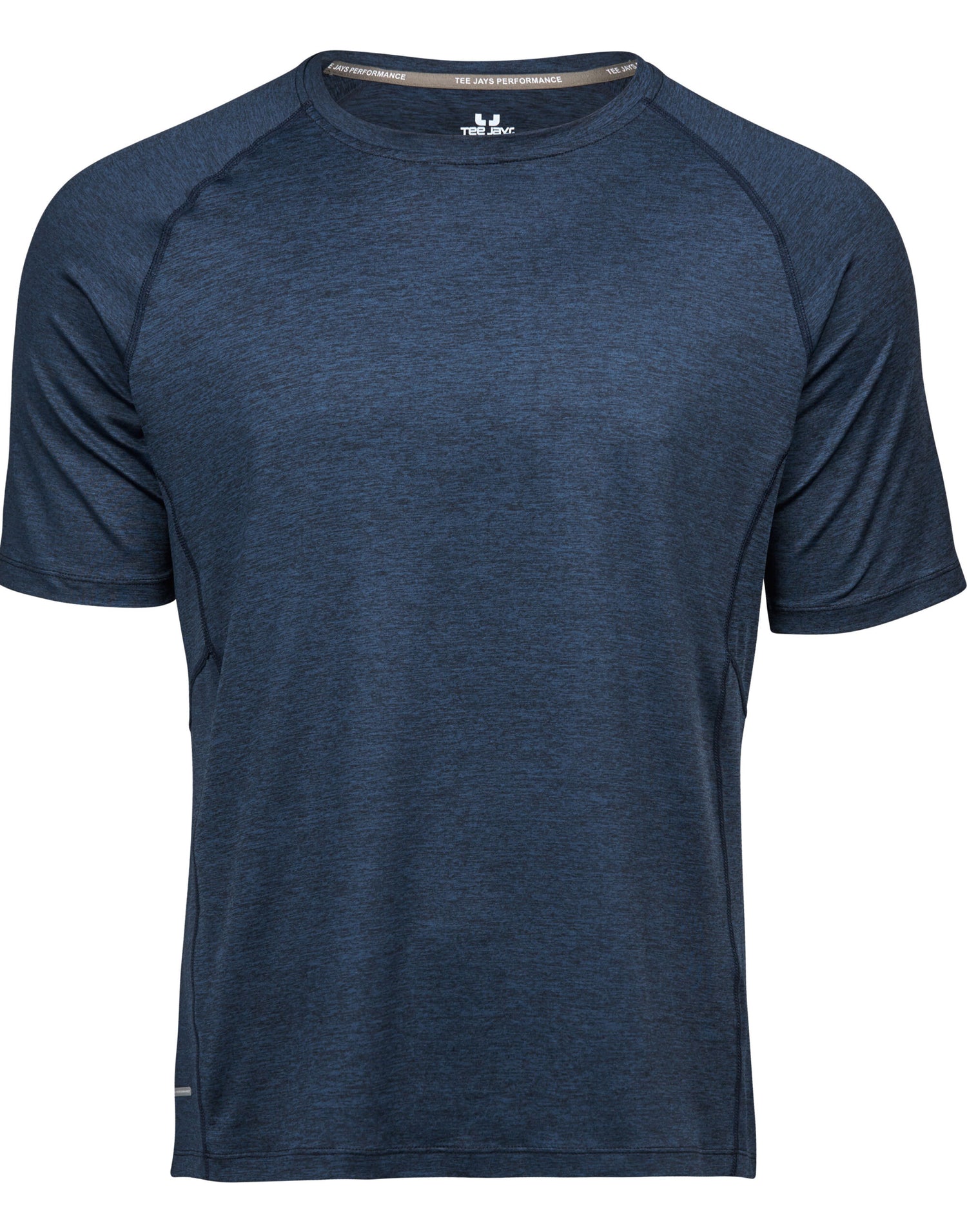 Tee Jays Mens CoolDry Tee TJ7020 - Navy Melange - Customisable T-Shirts
